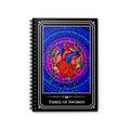 Three of Swords — Sacred Heart Tarot Art Spiral Journal