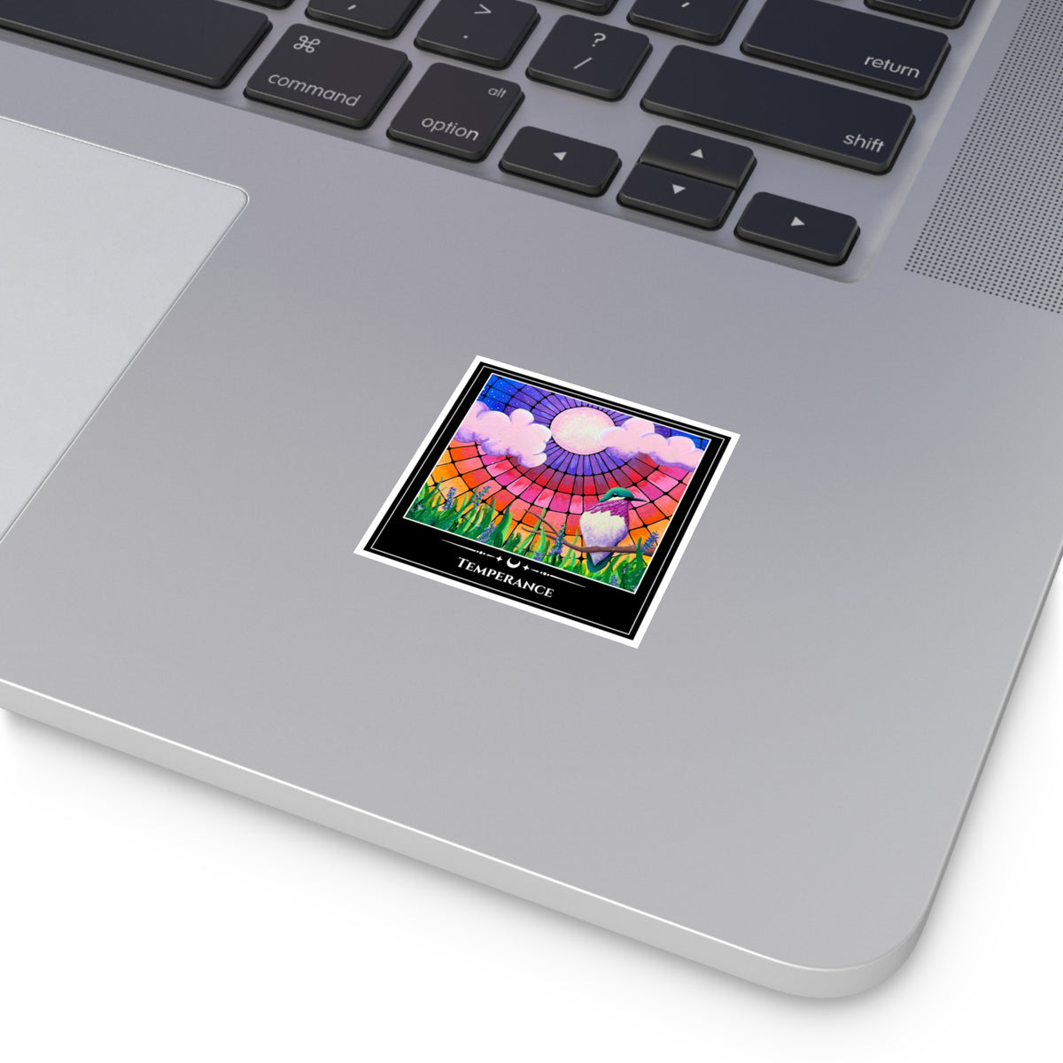 Temperance — Hummingbird Tarot Art Vinyl Sticker