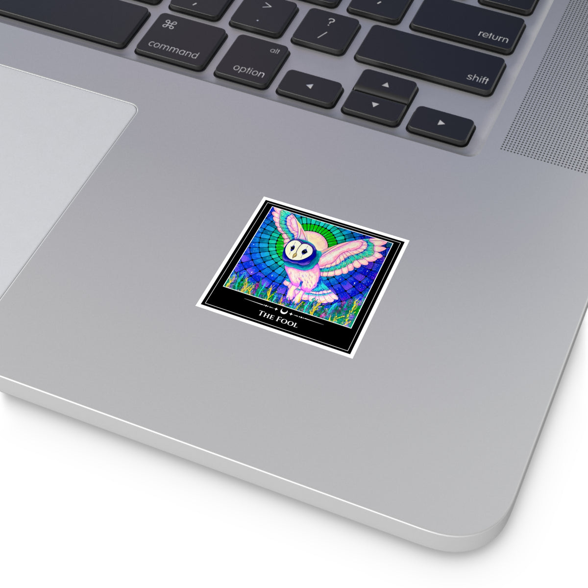 The Fool — Owl Tarot Art Vinyl Sticker