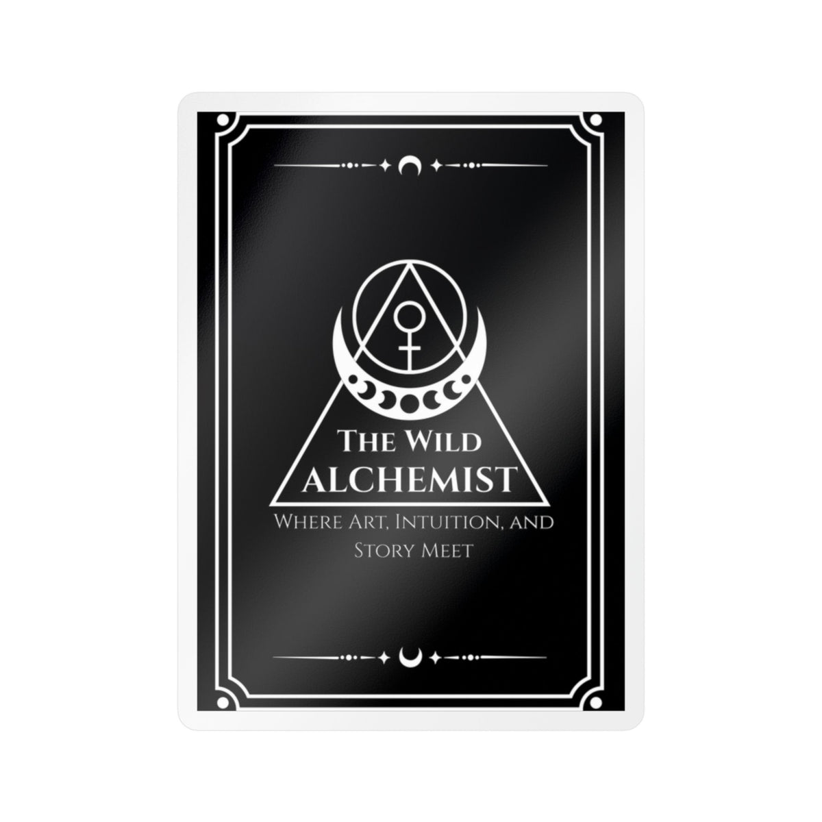 The Wild Alchemist — Sacred Geometry Logo Vinyl Decal