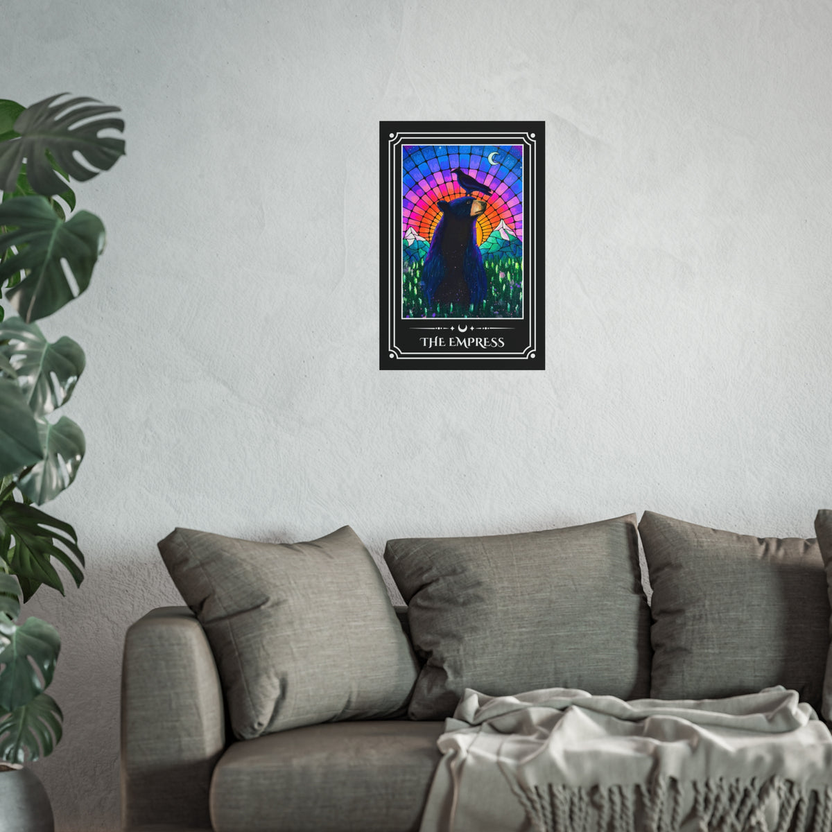 The Empress — Bear Fine Art Tarot Print
