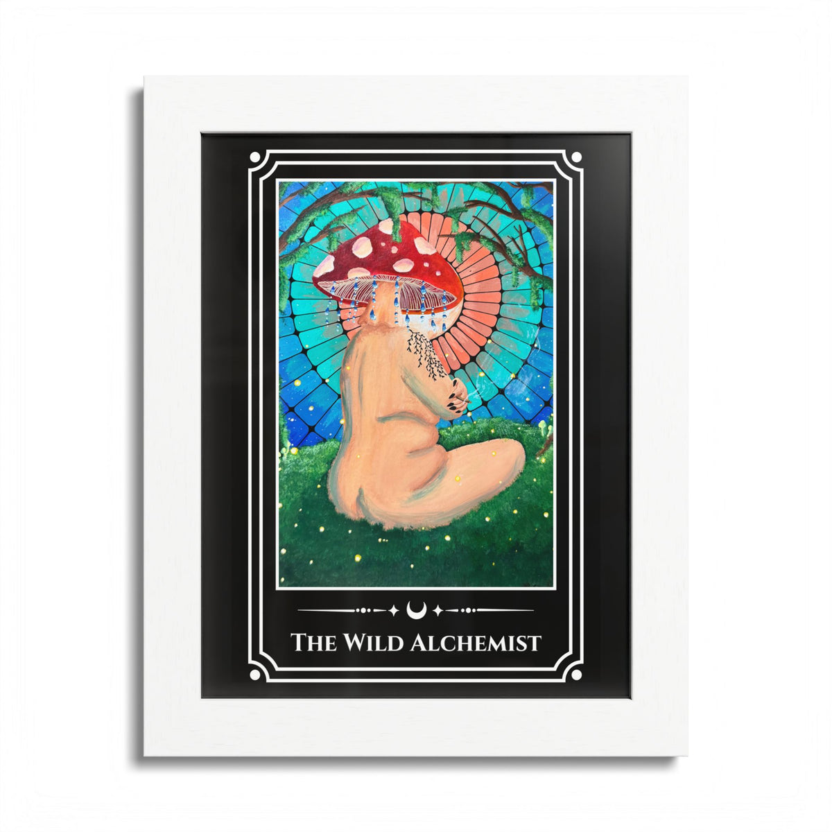 The Wild Alchemist — 8 × 10 Framed Tarot Art Print