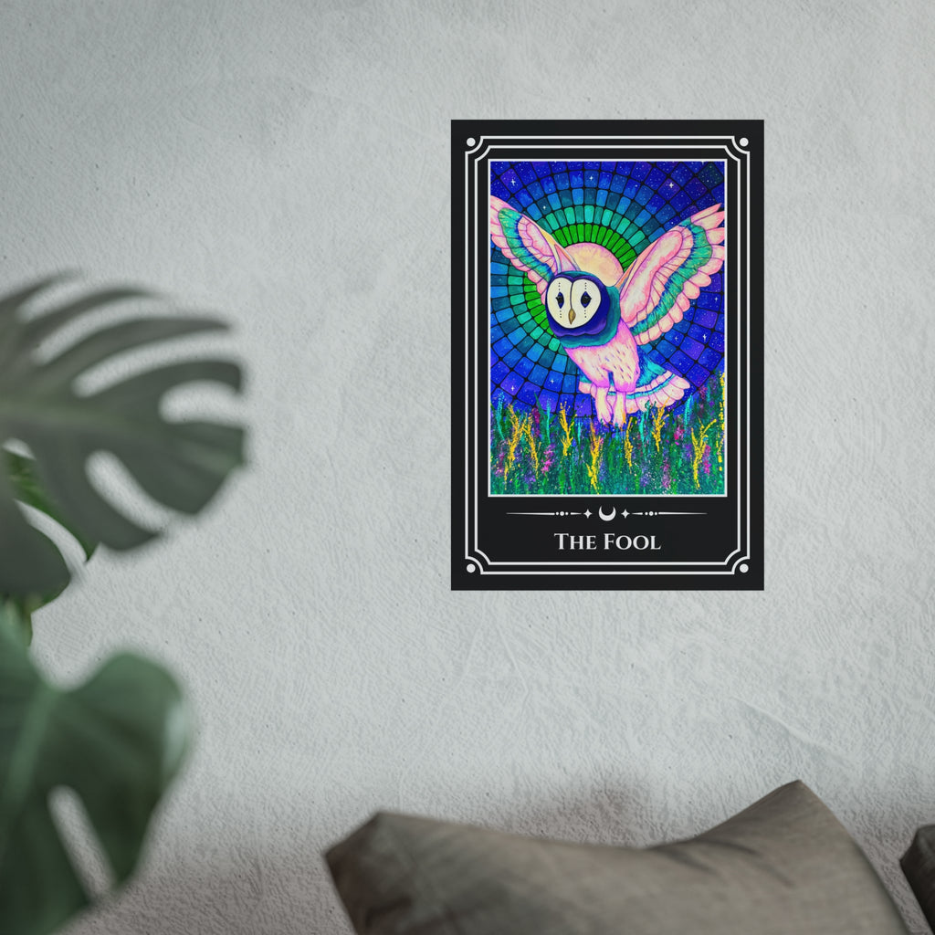 The Fool — Owl Fine Art Tarot Print