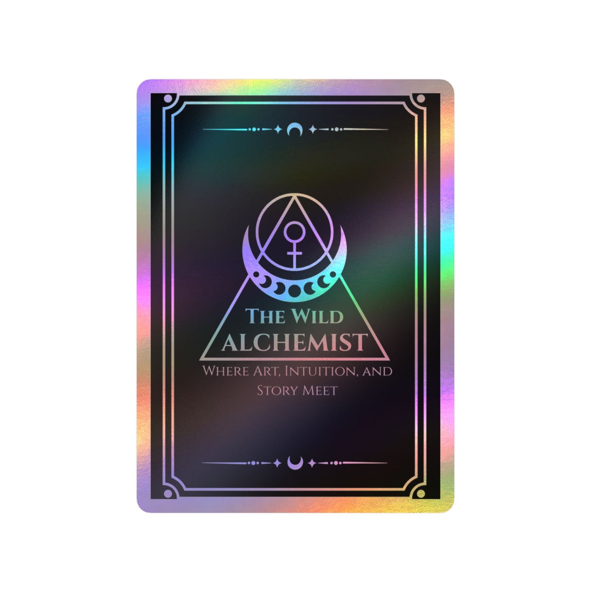 The Wild Alchemist — Sacred Geometry Logo Vinyl Decal