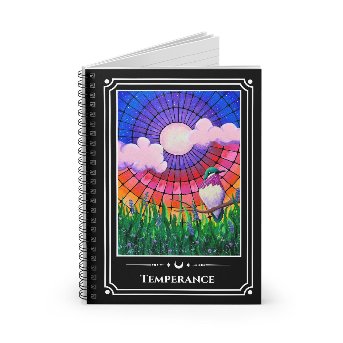 Temperance — Hummingbird Tarot Art Spiral Journal