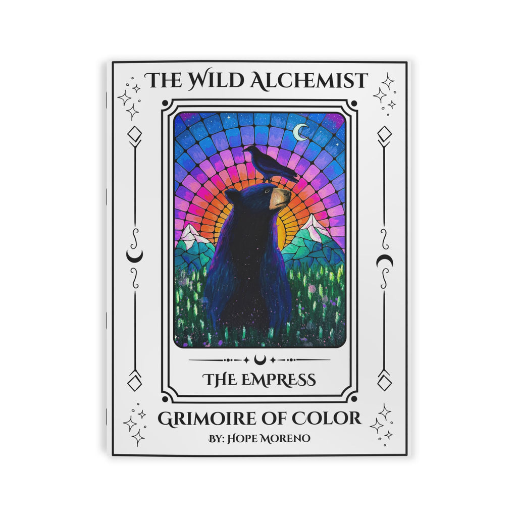 The Wild Alchemist: Grimoire of Color — Tarot-Inspired Coloring Book