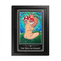 The Wild Alchemist — Wood-Framed Tarot Art Print