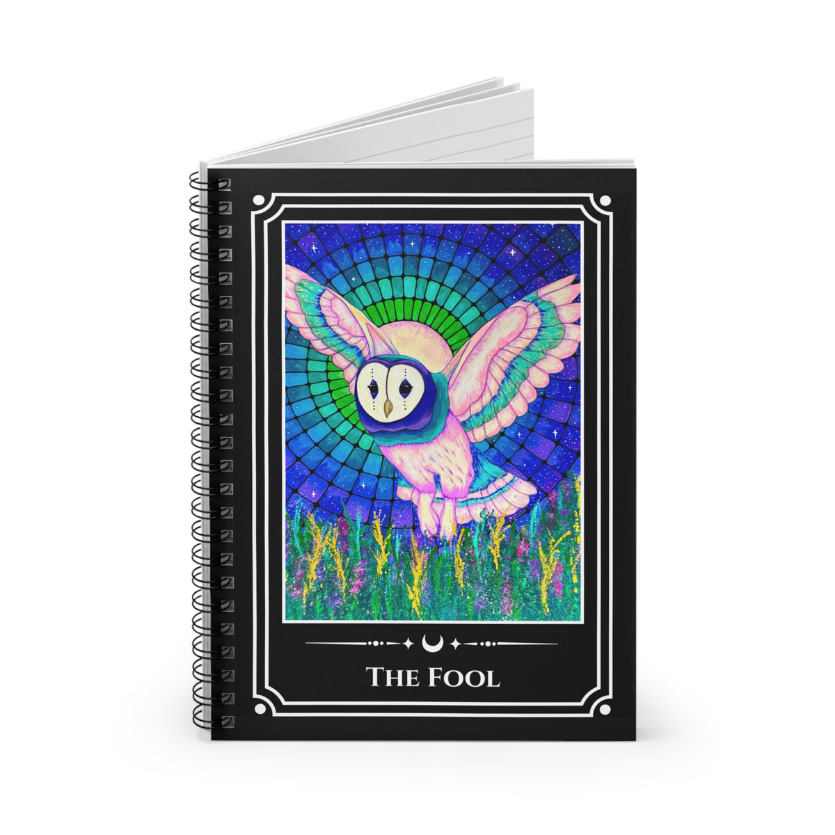 The Fool — Owl Tarot Art Spiral Journal