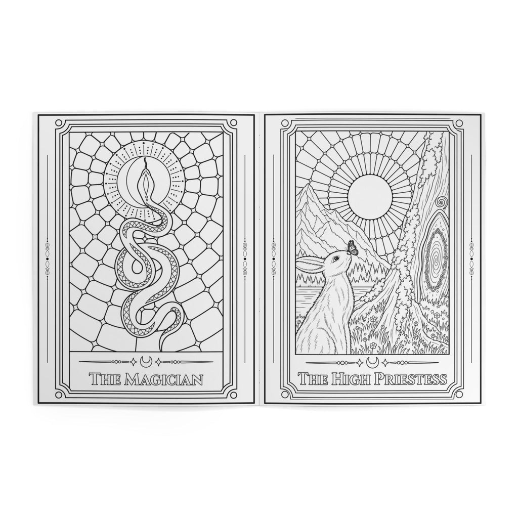 The Wild Alchemist: Grimoire of Color — Tarot-Inspired Coloring Book