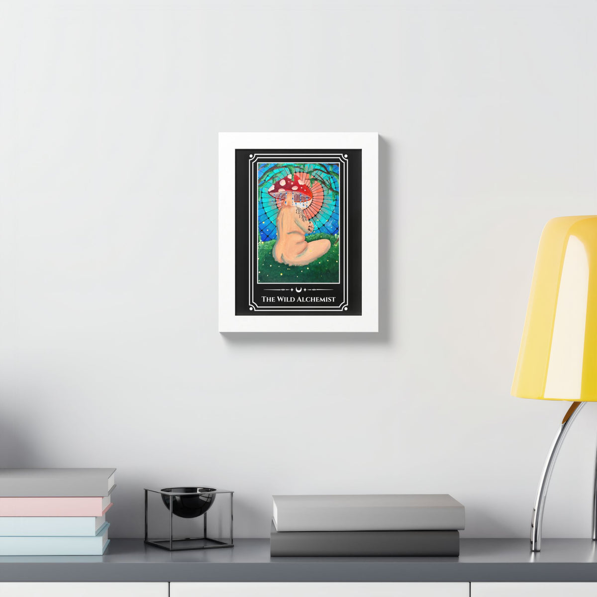 The Wild Alchemist — 8 × 10 Framed Tarot Art Print