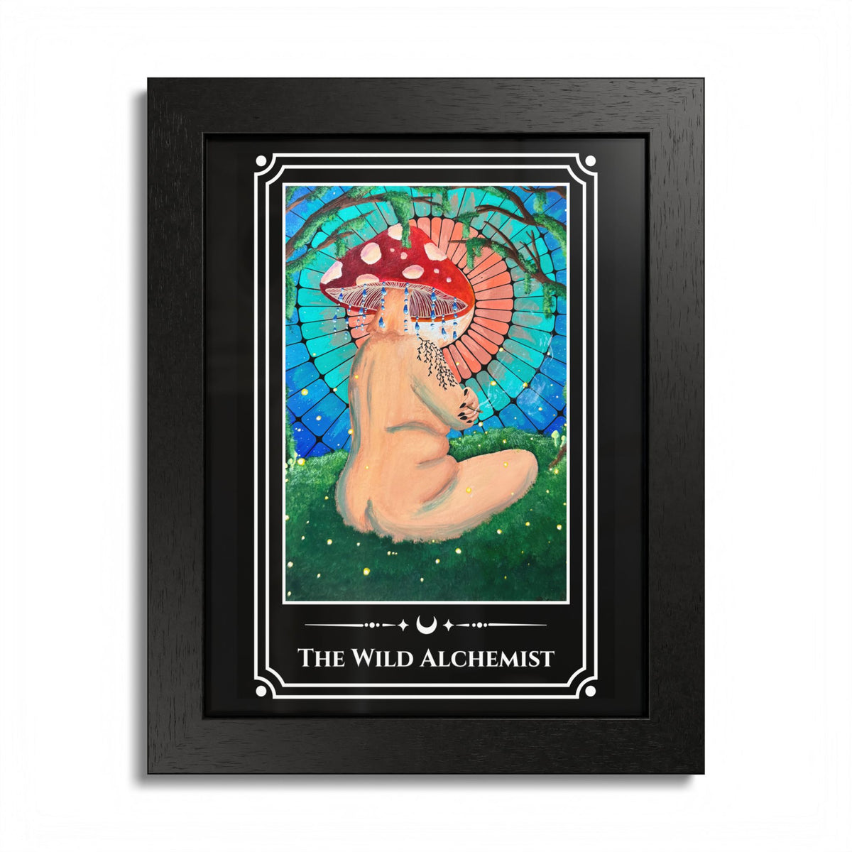 The Wild Alchemist — 8 × 10 Framed Tarot Art Print