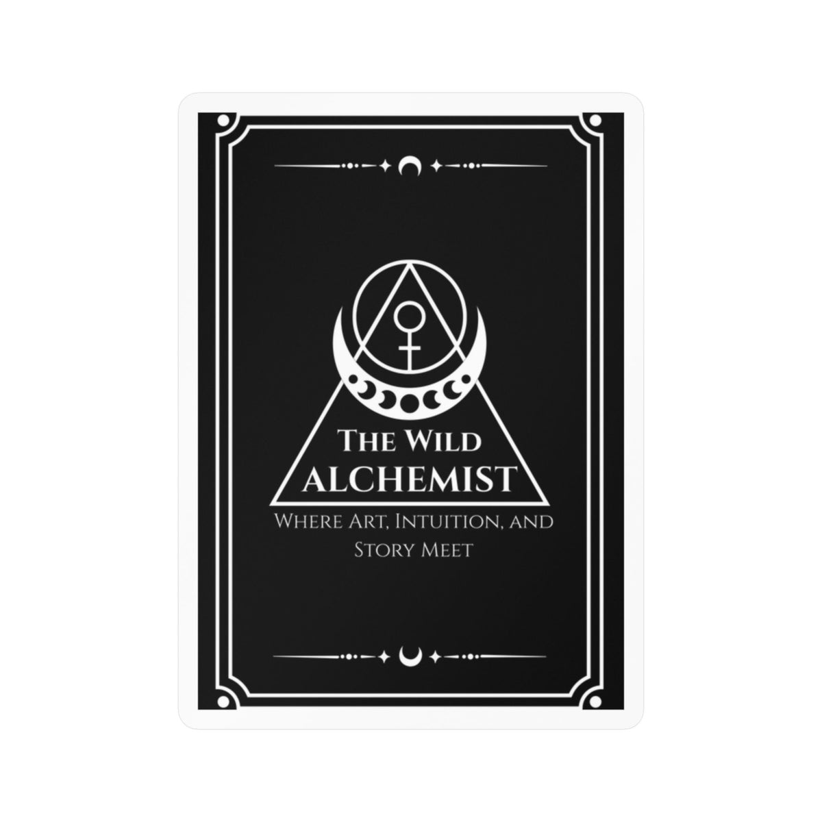 The Wild Alchemist — Sacred Geometry Logo Vinyl Decal